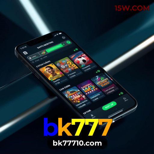 Login rápido no app bk777
